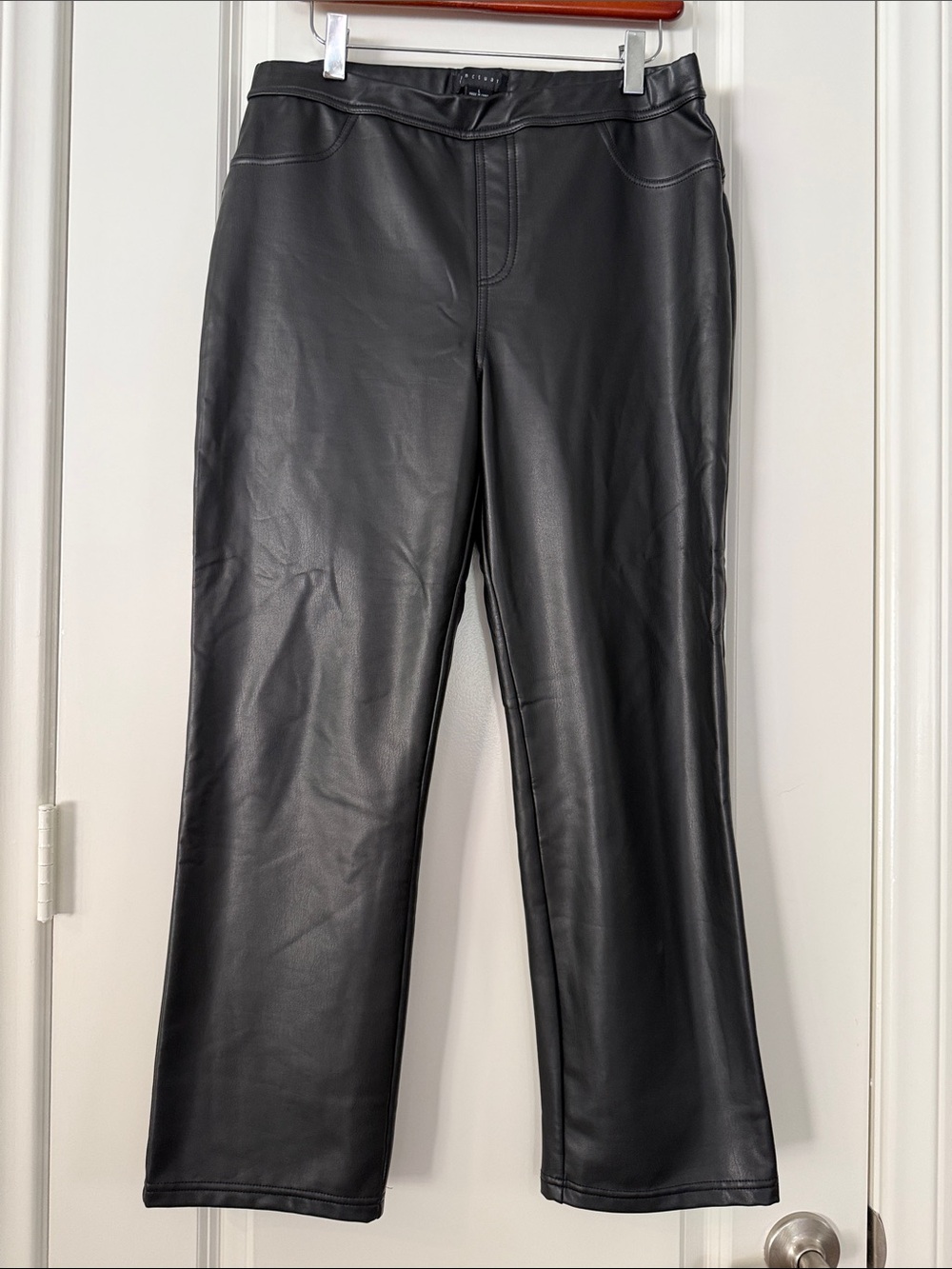 Sanctuary Black Faux Leather Pants